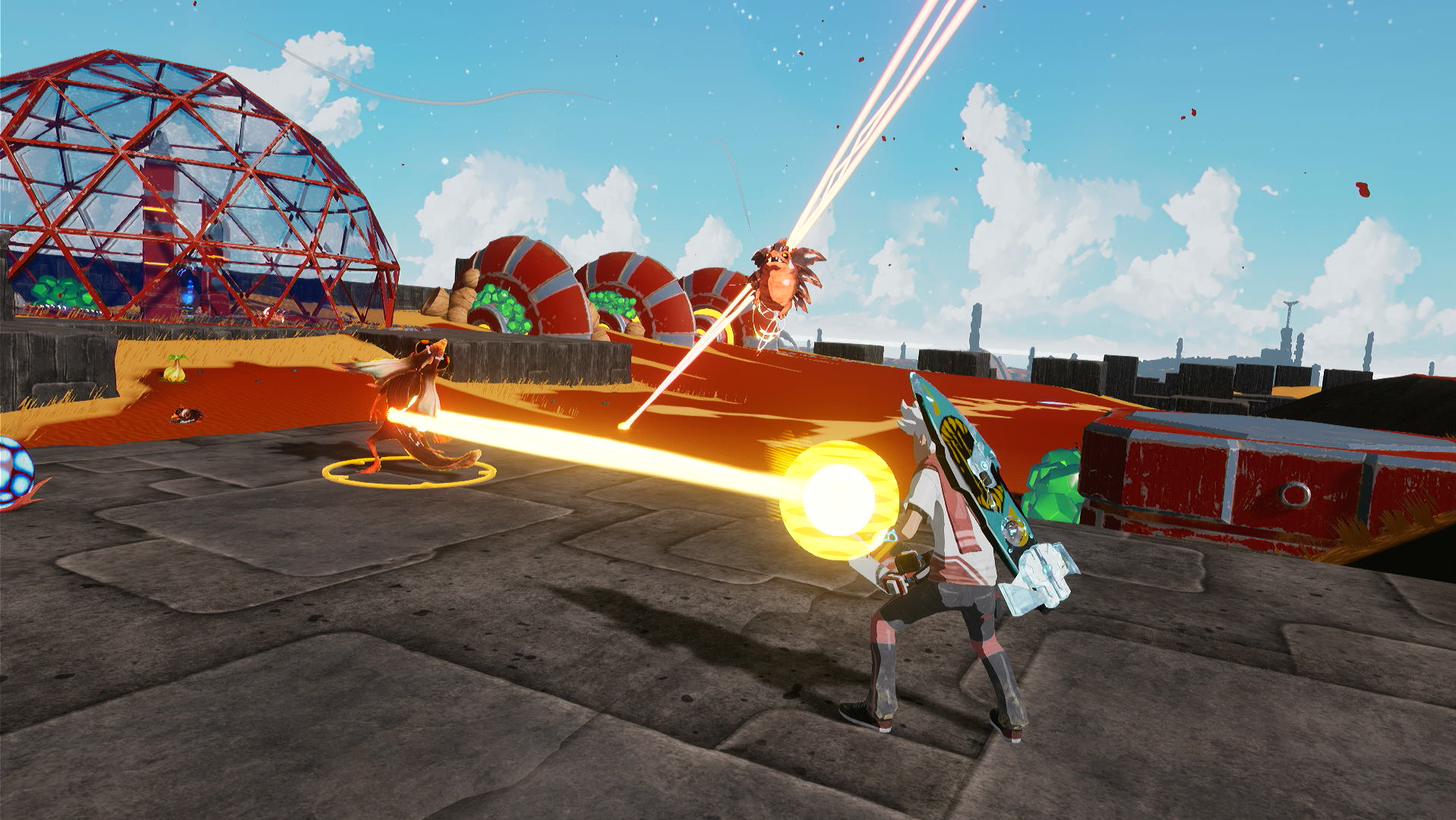 Electric battle with the Keytar in Star Overdrive